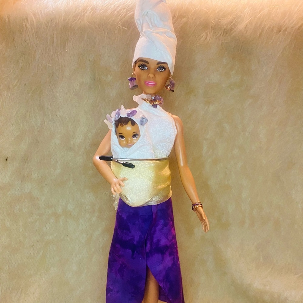 Ancient African Inspired “Angel and Baby|Fertility Dolls”| Handcrafted|RARE
